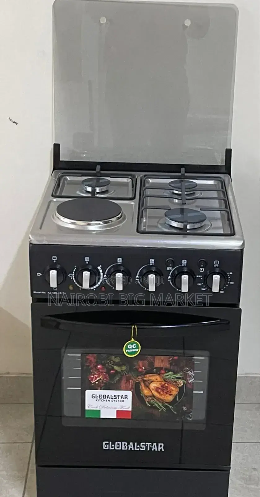 Black 50*55 Globalstar JET 3+1 Standing Cooker C-5