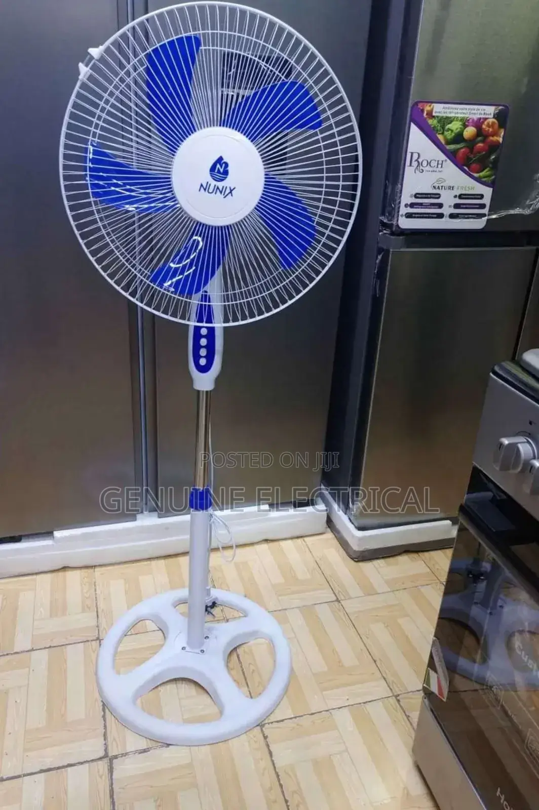 Fan , Standing Fan Nunix 16inches With Round Base
