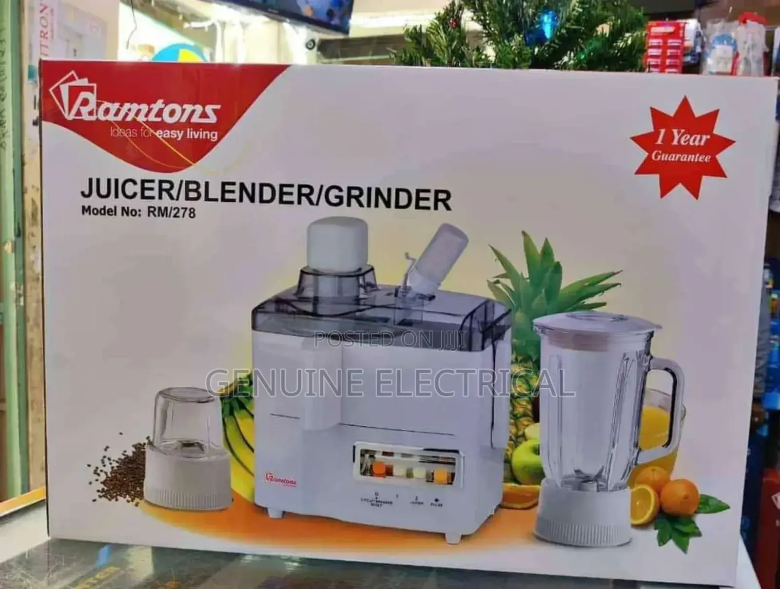 Juicer /Ramtons 3 in 1 Juicer, Blender and Grinder