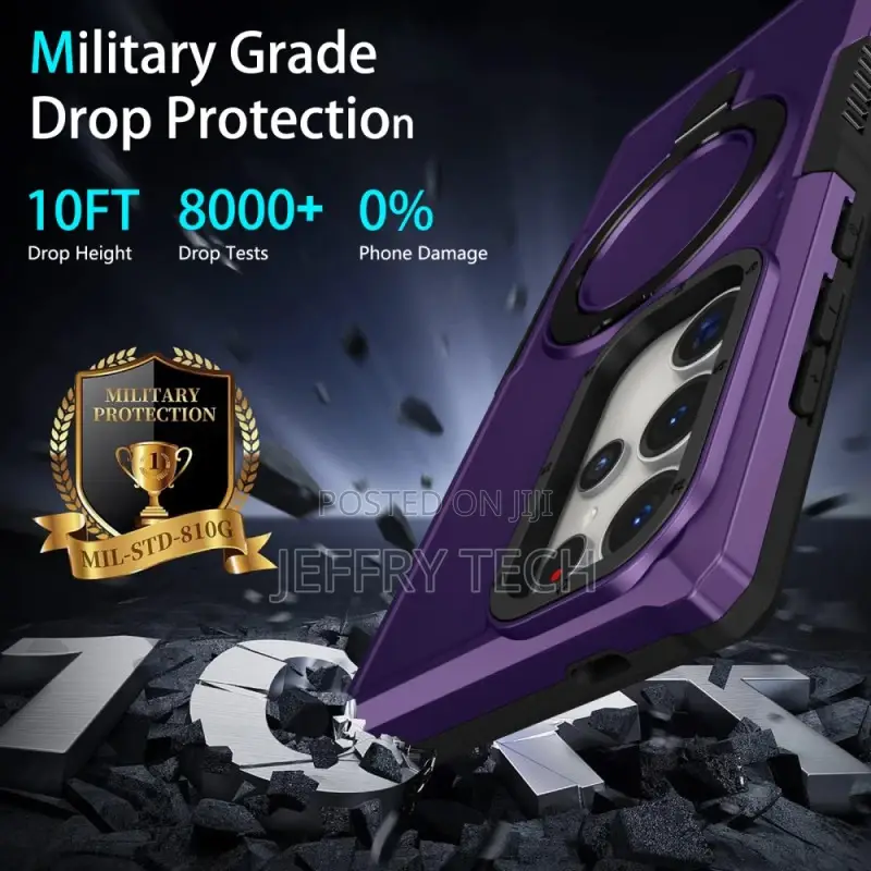Samsung Galaxy S24 Ultra 5G Case With Integrated Support Rin
