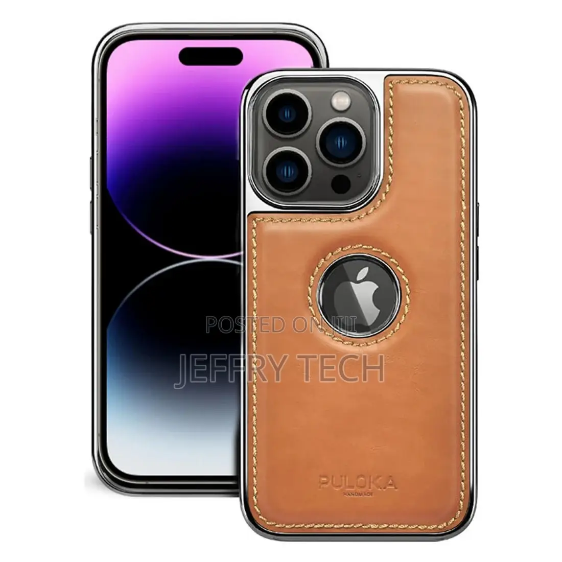 iPhone 15 Pro Max Premium Quality Luxurious Leather Case -
