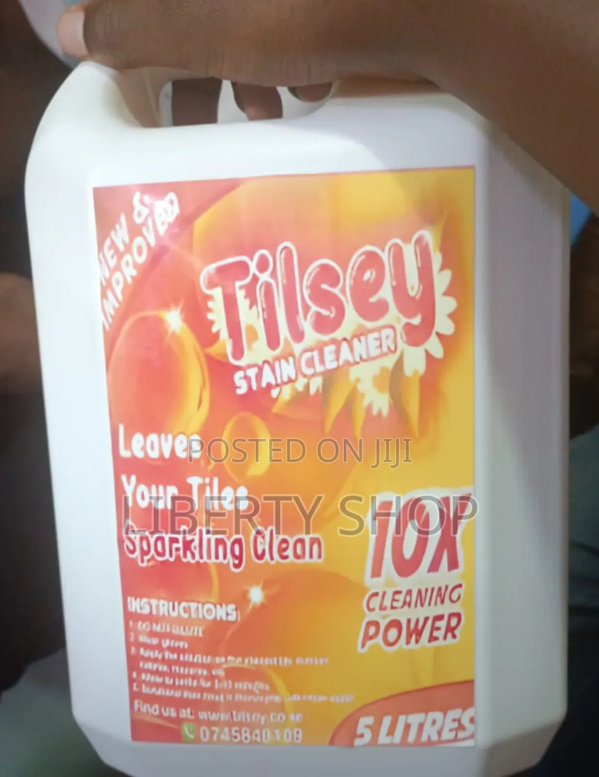 Improved Stain Cleaner and Tiles Remover