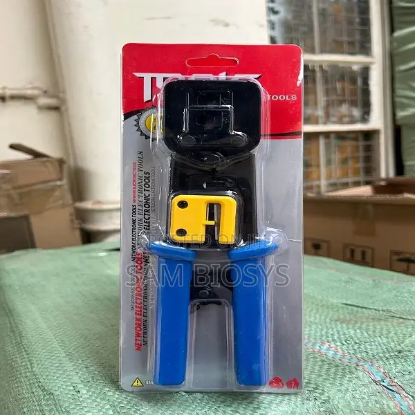 Networking Through Pass Crimping Tool