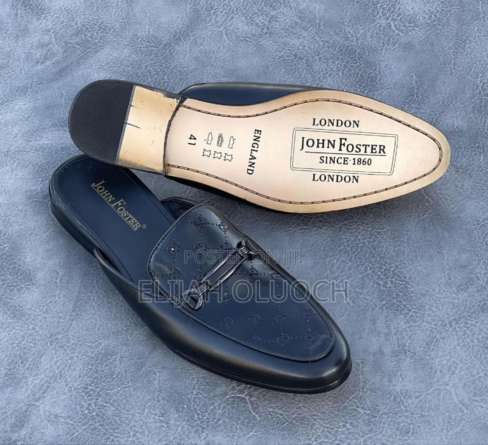 John Foster Pure Leather Mules