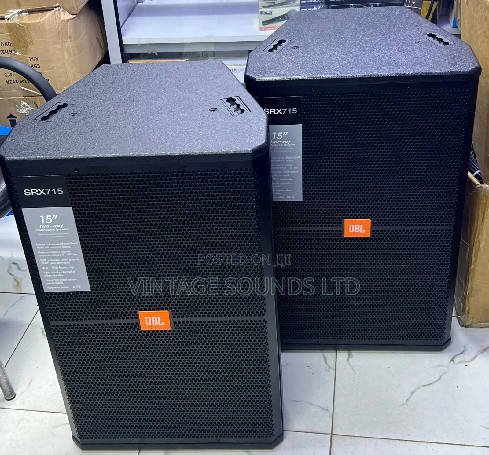 JBL Srx715: High-Power 15" Two-Way Professional Passive Loudspeaker