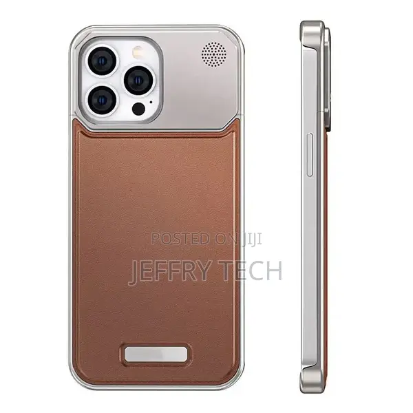 iPhone 16 Pro Aero Flex Frameless Aluminum Leather Case