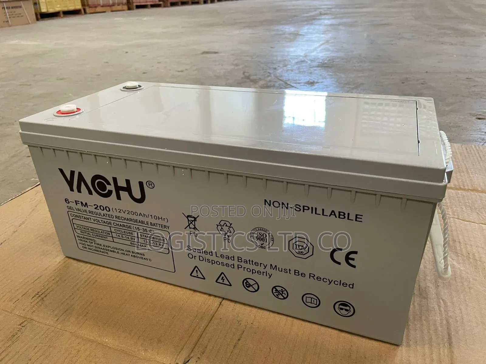 Yachu 200AH 12V Solar GEL Battery