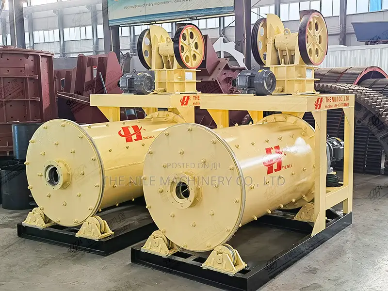 Jaw Crusher With Ball Mill for Rock Mining Gold Processing