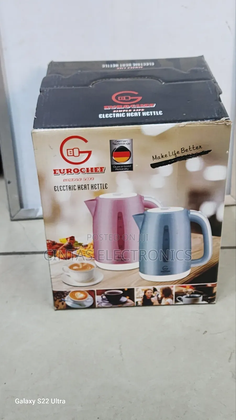 Eurochef Electric Heat Kettle 2.3L