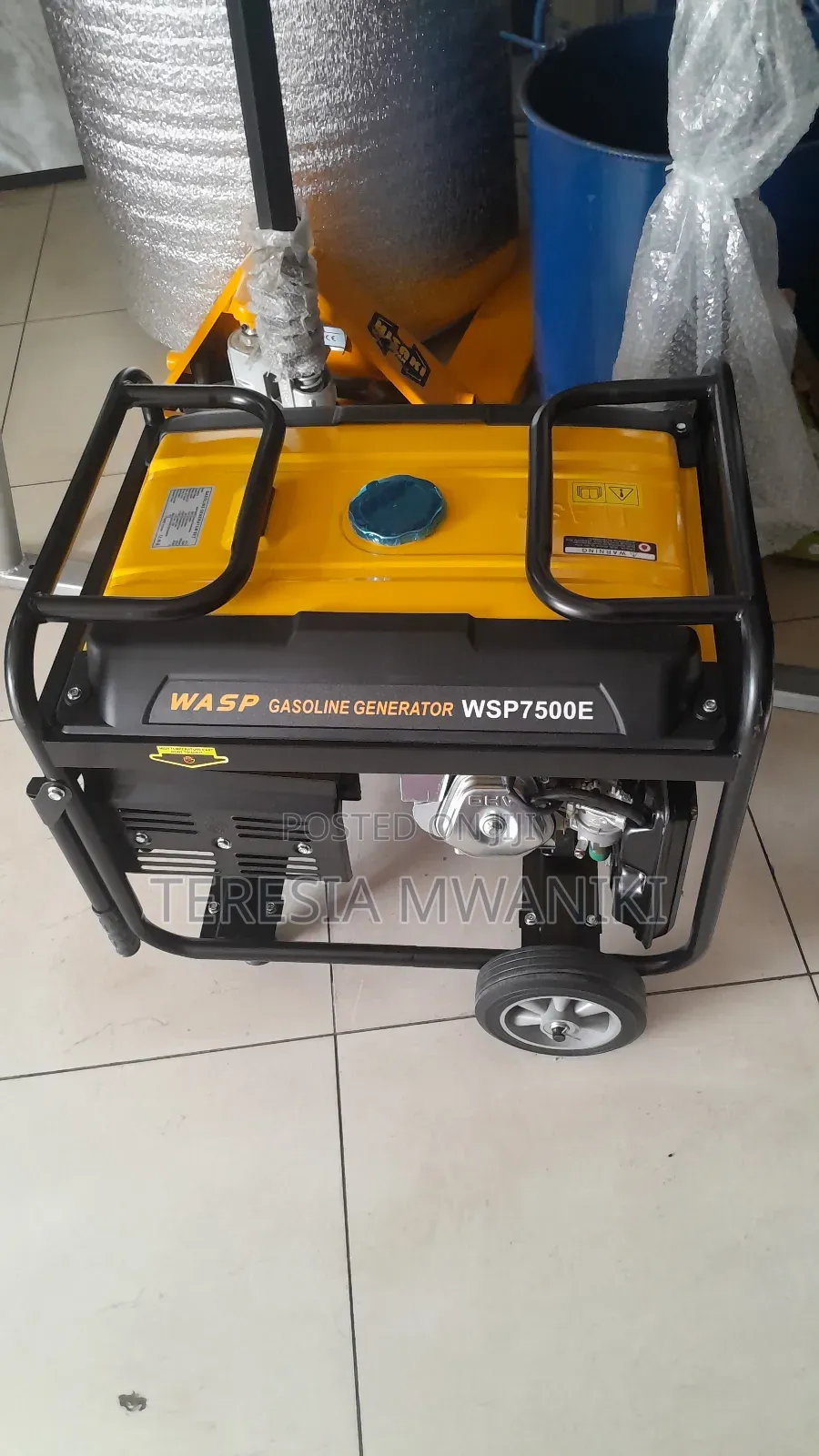 Wasp Gasoline  Generator WSP7500E