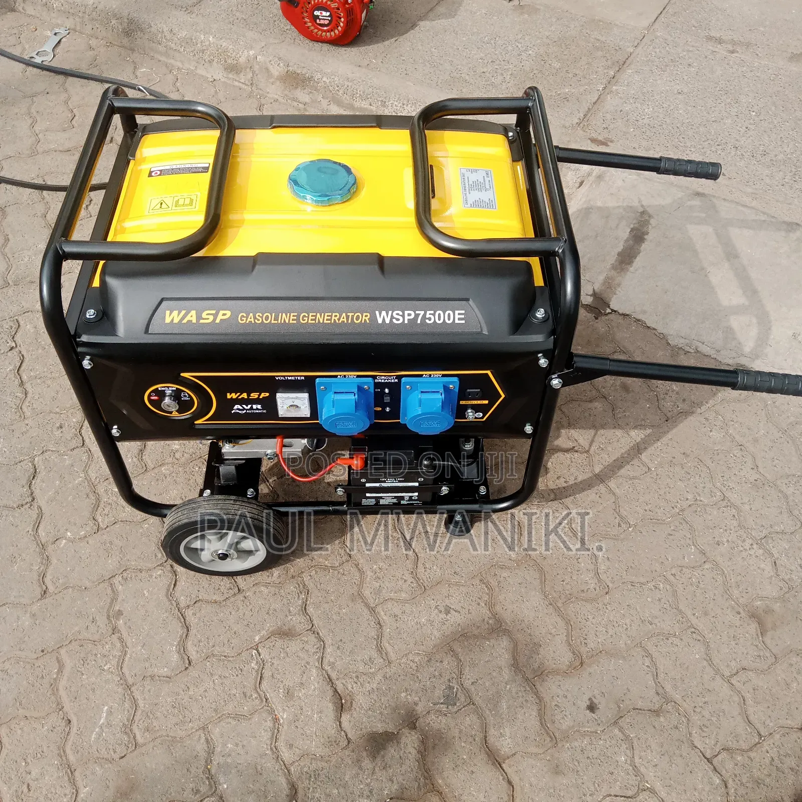 Wasp 7500E Gasoline Generator 6.5kw