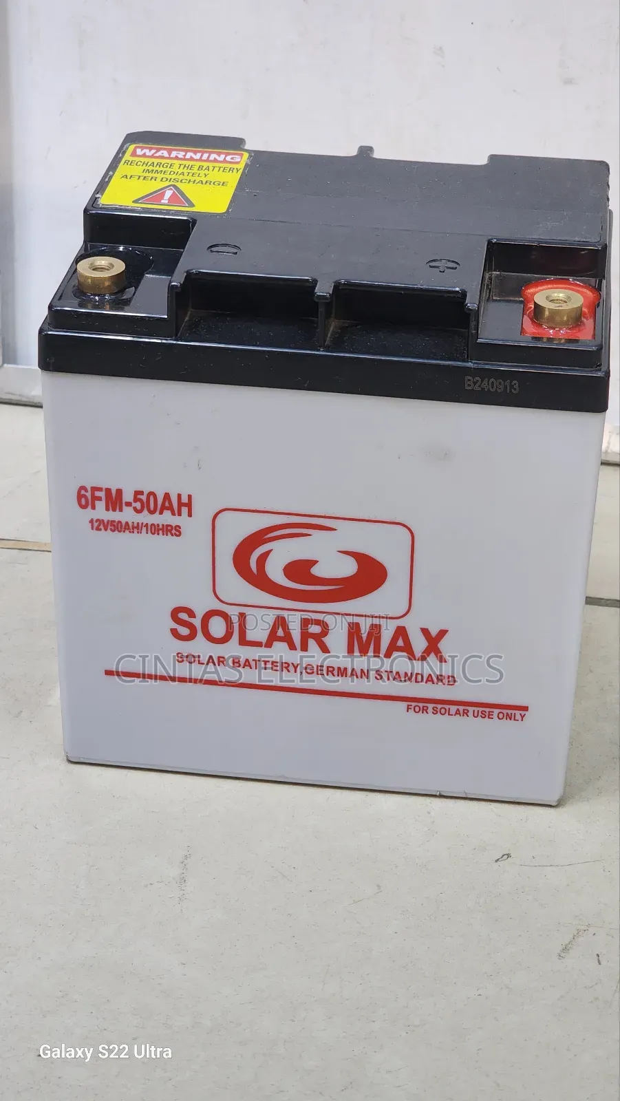 Solar Max Solar Battery Germany Standard 6FM 50AH