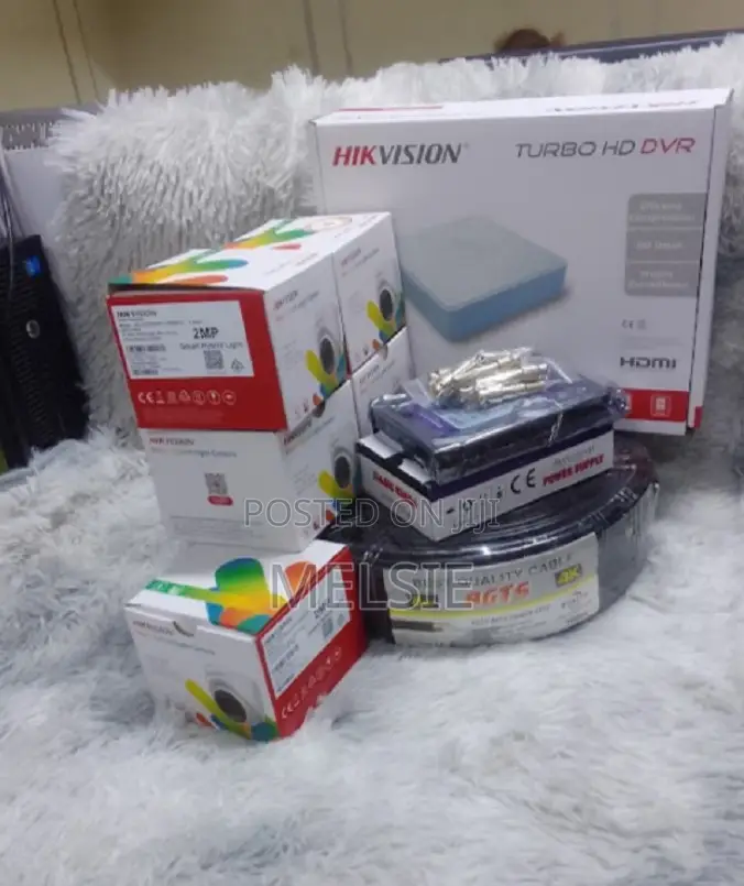 Office Security Hikvision4 Colorvu CCTV Cameras Full Package