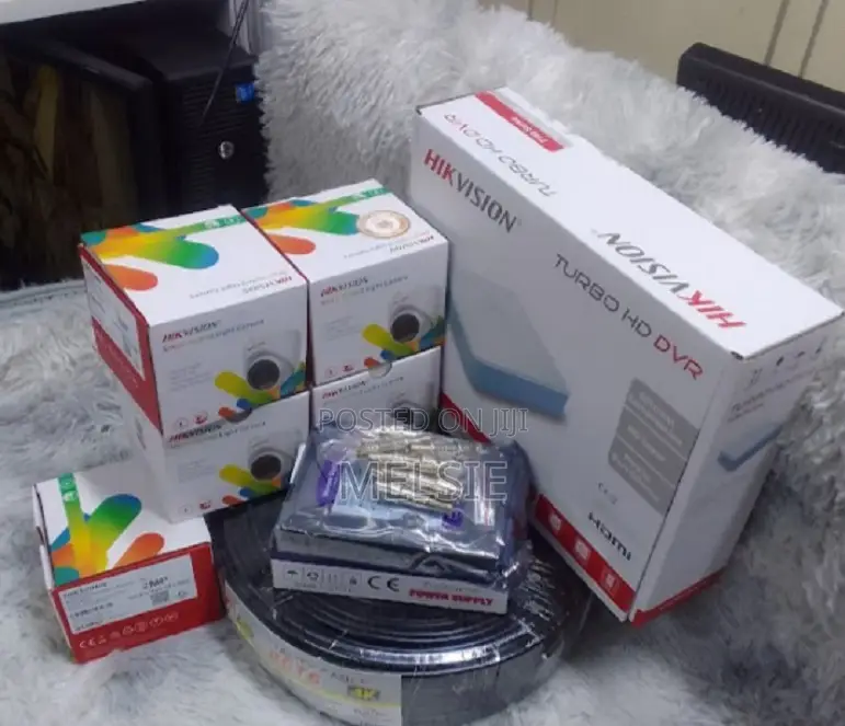 1080P Full HD Hikvision 4 Colorvu CCTV Cameras Full Package