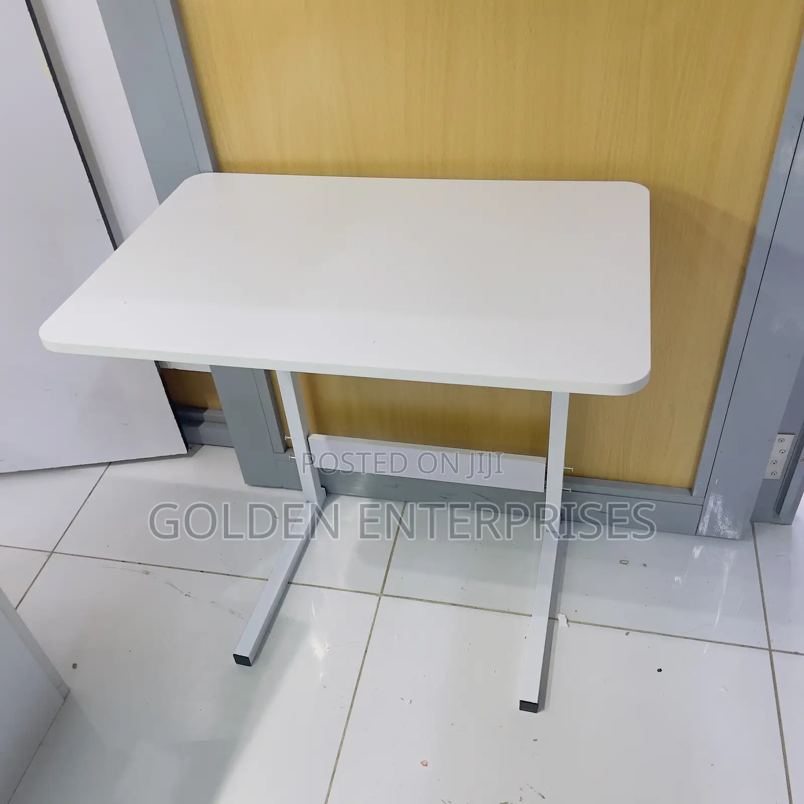 White Multipurpose Home Height Adjustable Laptop Table