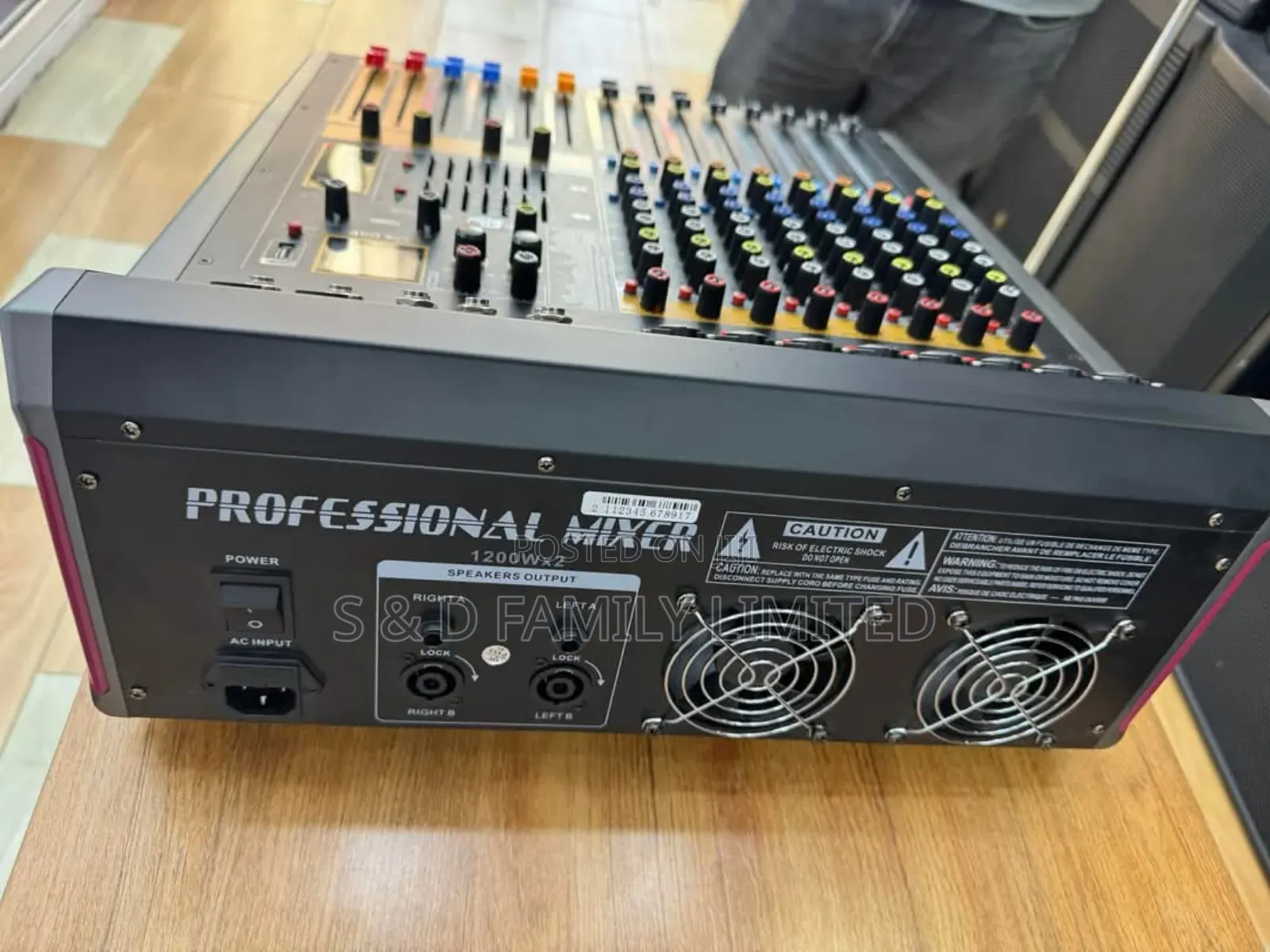 Pevpro VX80 8 Channels Powered Mixer