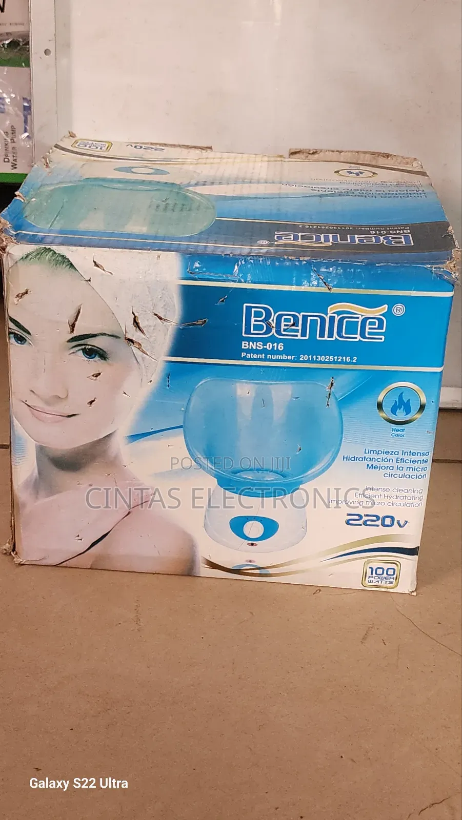 Benice BNS-016 Warm Steam Facial Sauna