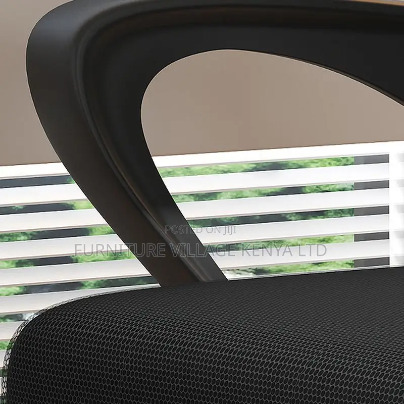Office Chairs; Mid-Back Clerical Home Office Seat in Black