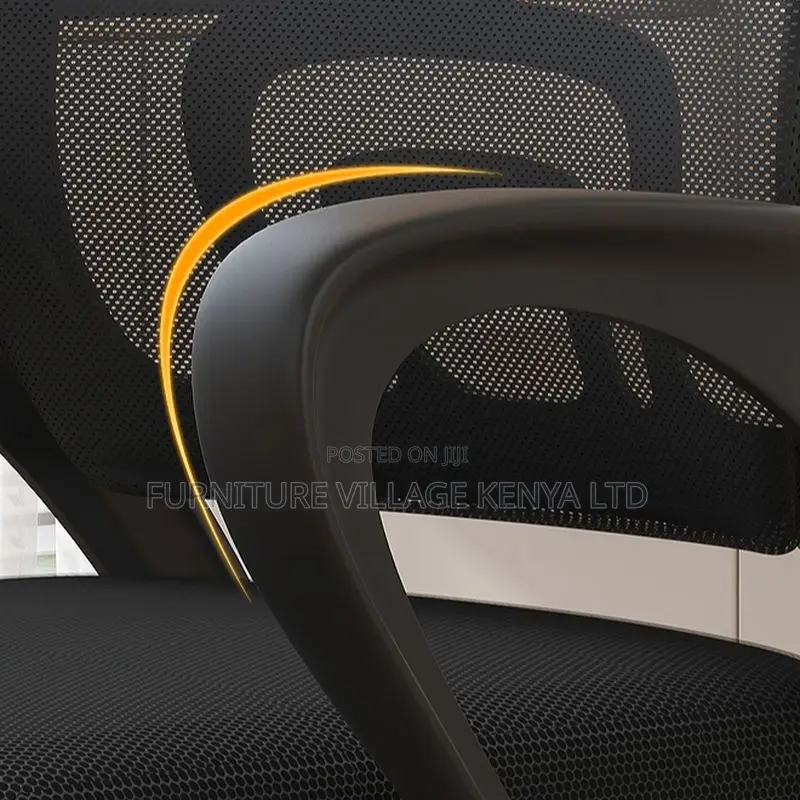 Office Chairs; Mid-Back Clerical Home Office Seat in Black