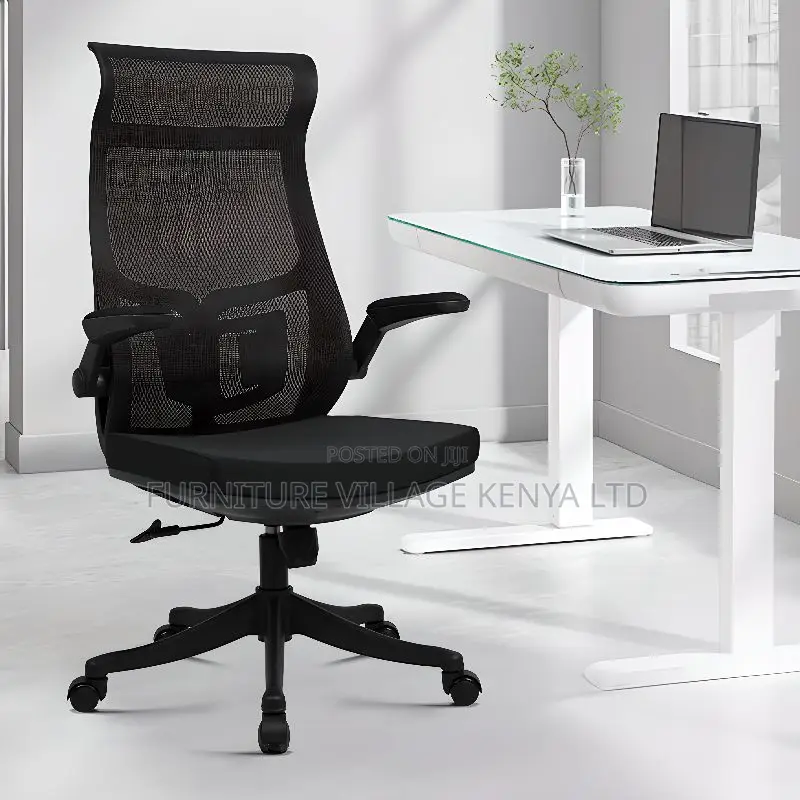 High-Back Executive Orthopedic Seat in Black