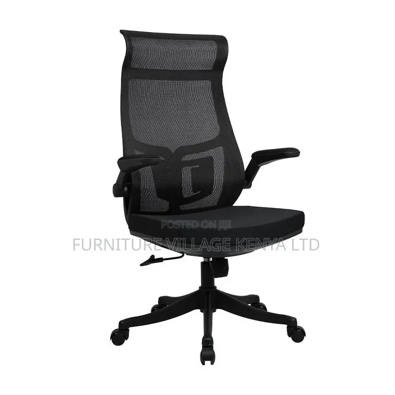 High-Back Executive Orthopedic Seat in Black