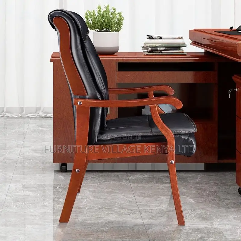 Guest Office Chair; Ergonomic Waterfall Seat