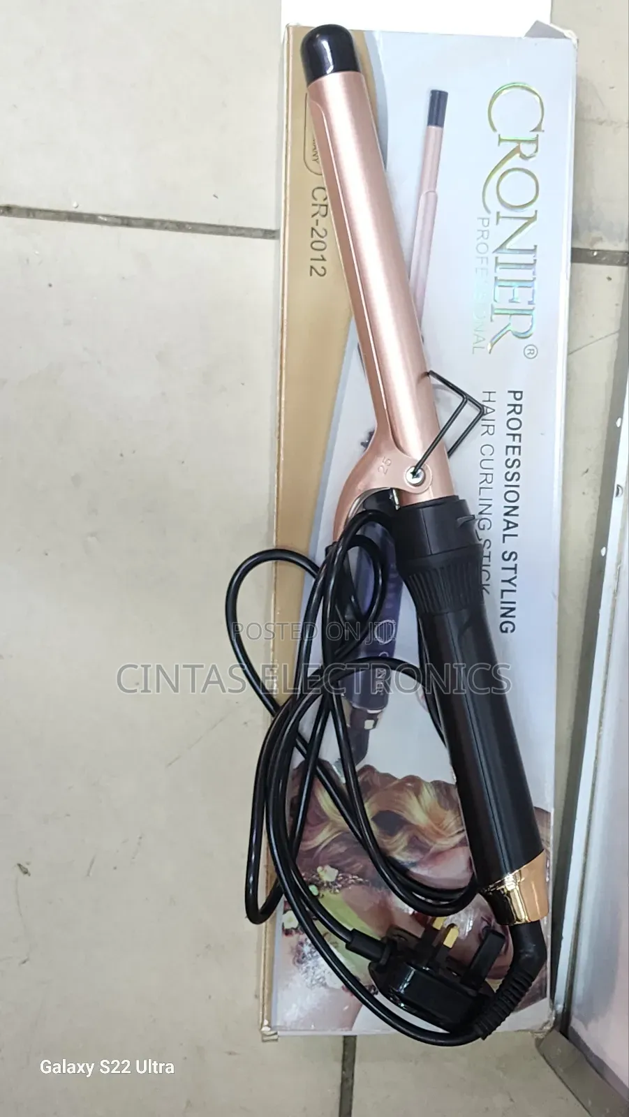 Cronier Cr-2012 Hair Curling Stick