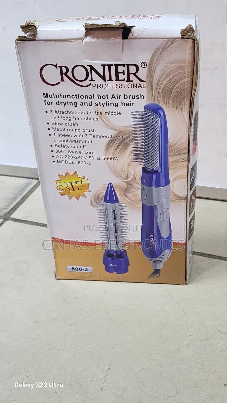 Cronier 800-2 Multifunctional Hot Air Brush