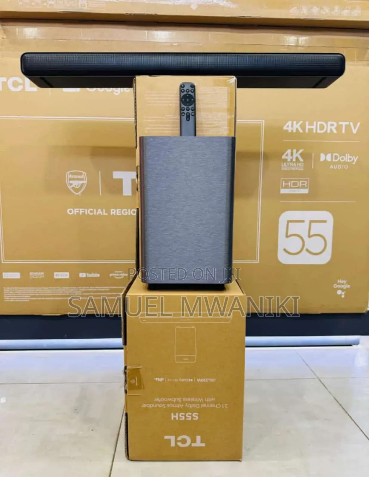 TCL Soundbar S55h 2.1ch Pro Super Bass Wireless