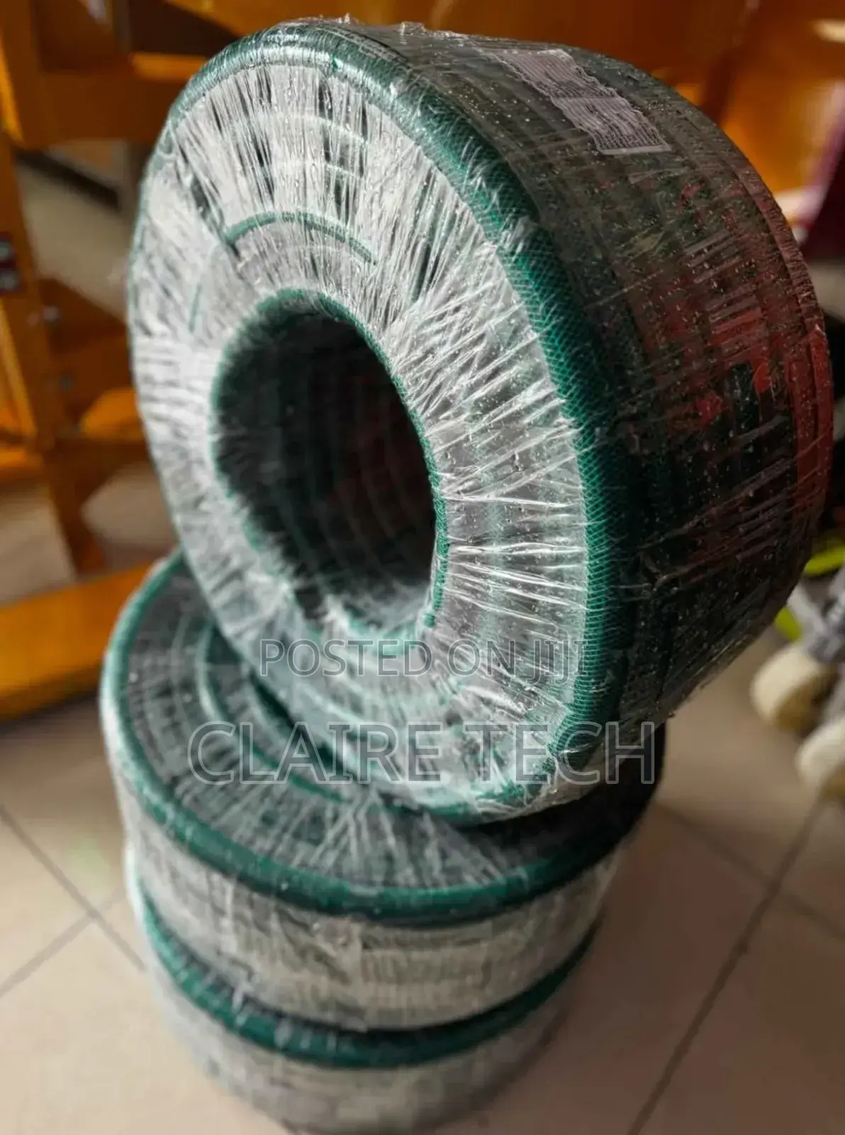 15meters Green Braided Pipe 3/4inch