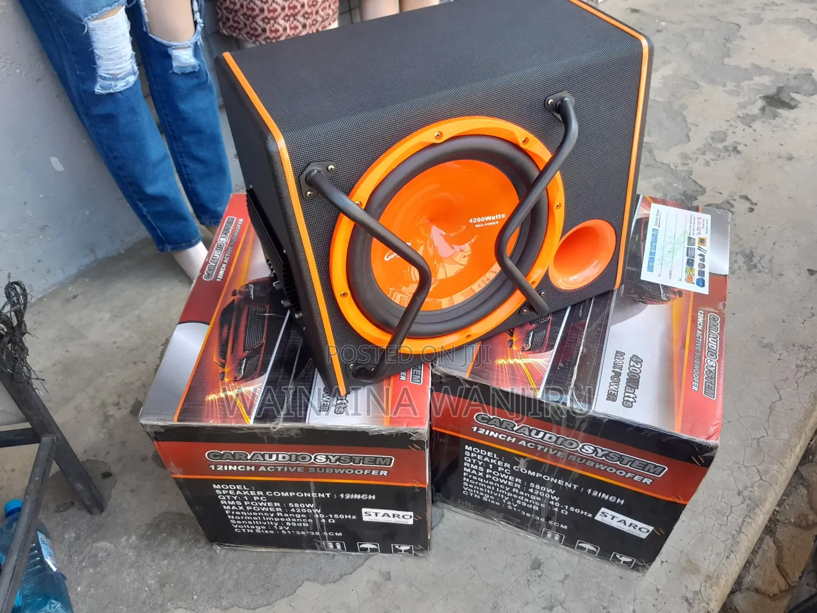 Car Subwoofer Audio System