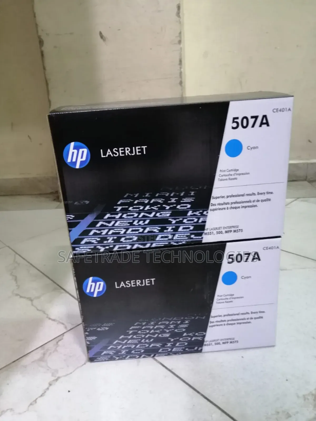 Originally Hp 507A Cyan