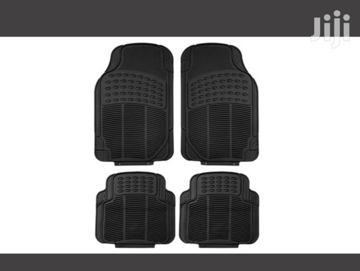 New Black 5 Seater Car Floor Mats, Free Delivery Awithin Nrb Town.