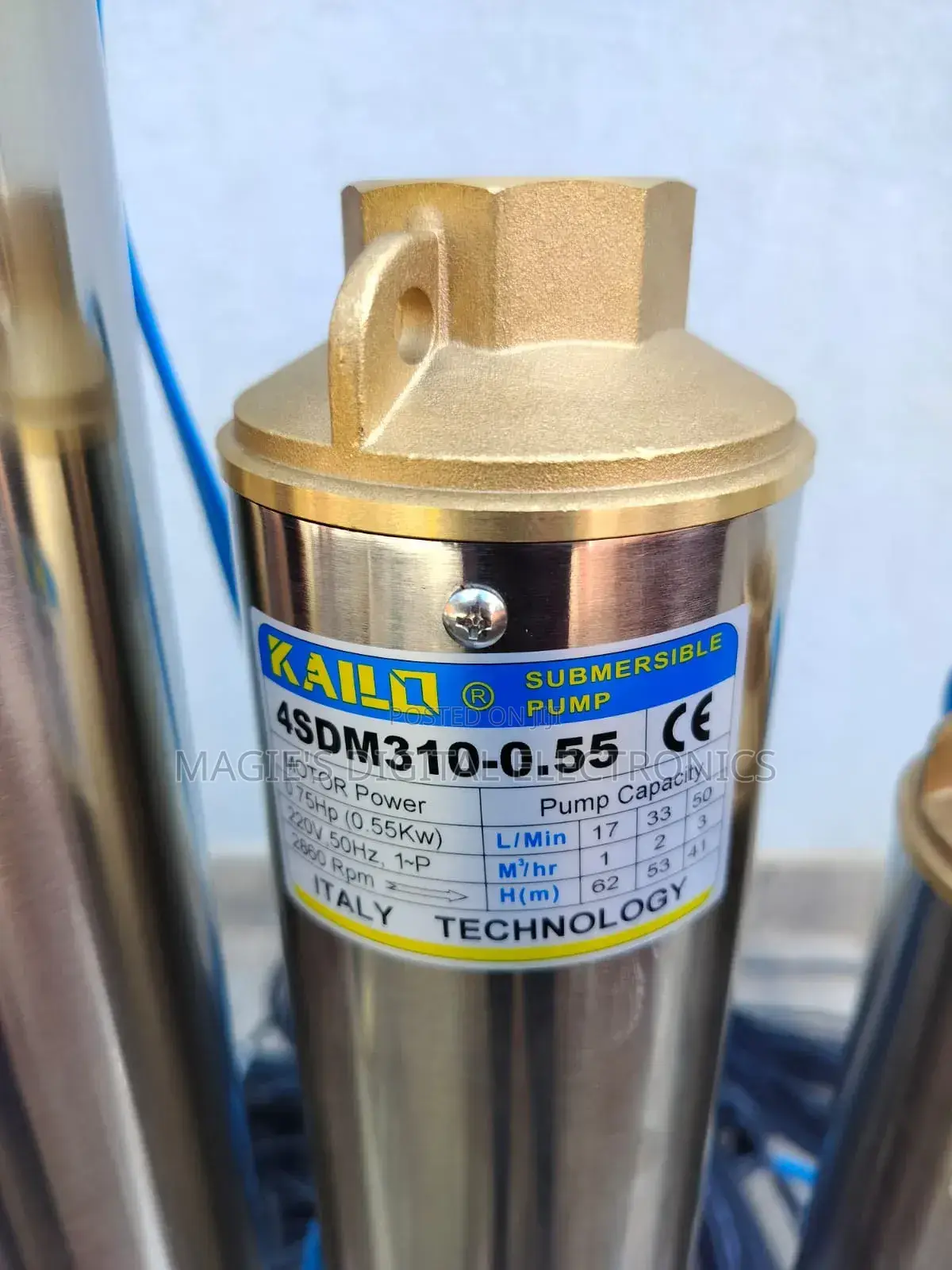 Kailo Submersible Pump 0.75hp