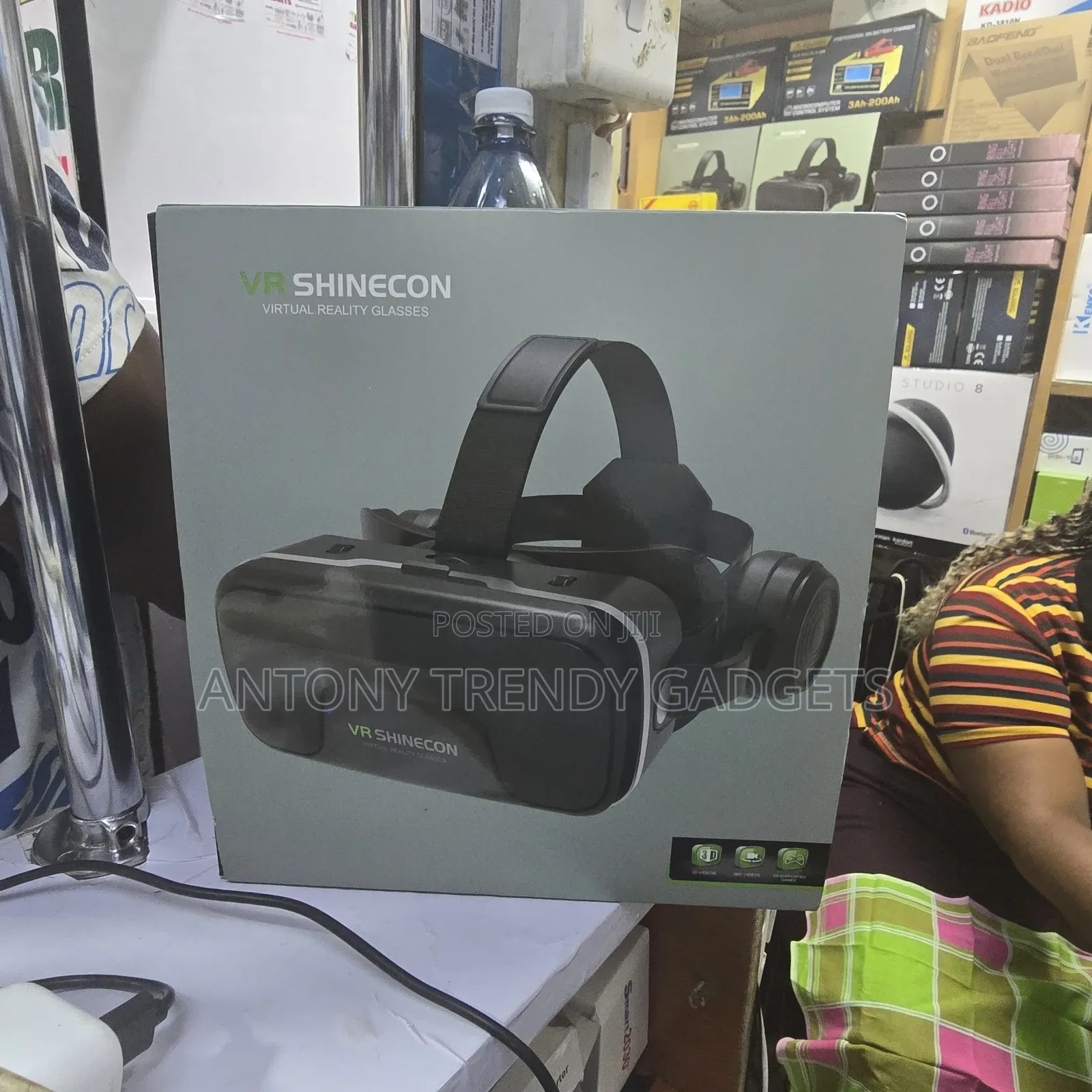 Vr Glasses Stereo Helmet Headset