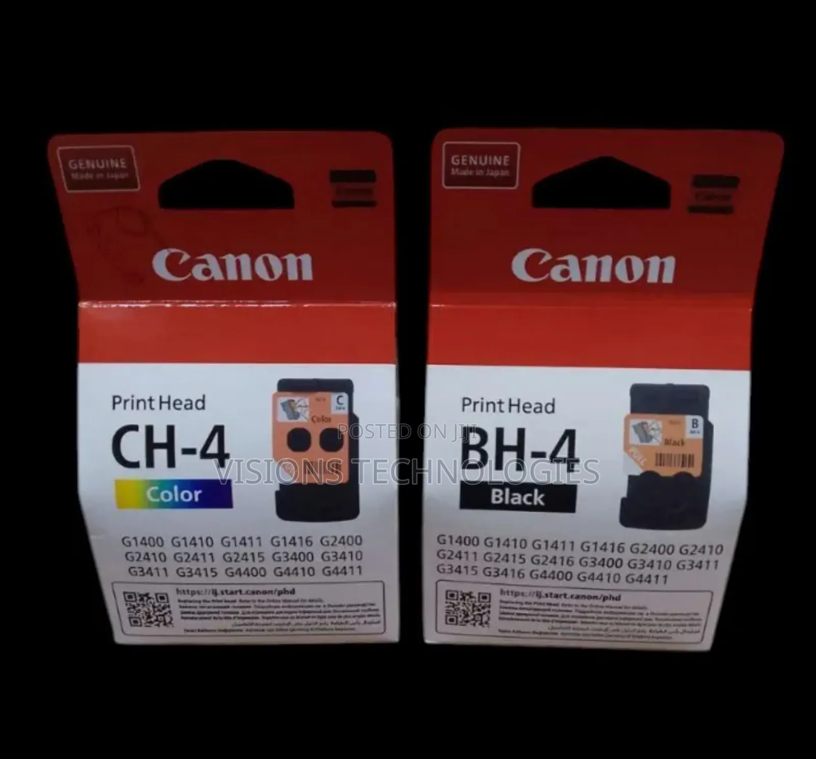 Canon CH-4/BH-4 Original Printheads