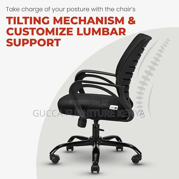 Office Chairs:Multi-Adjustment Revolving Strong Swivel Chair