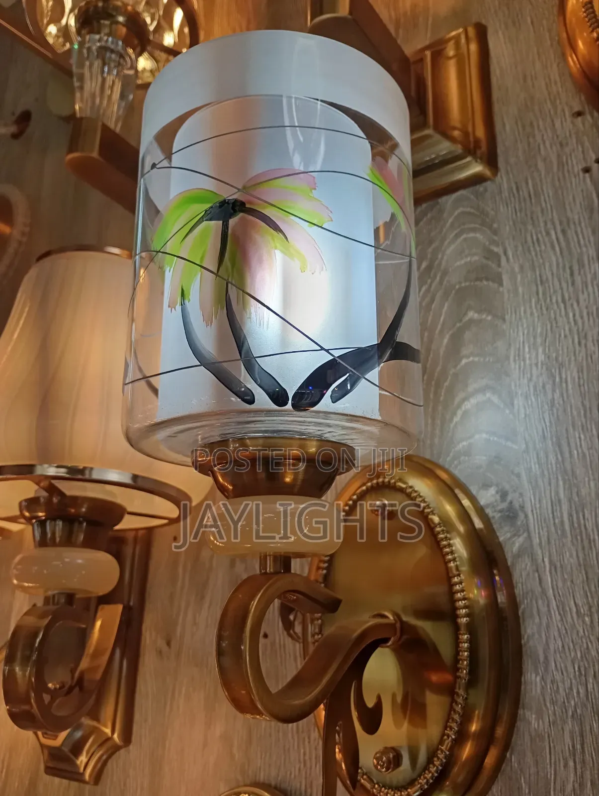 Glass Wall Bracket Light Bedside Decoration