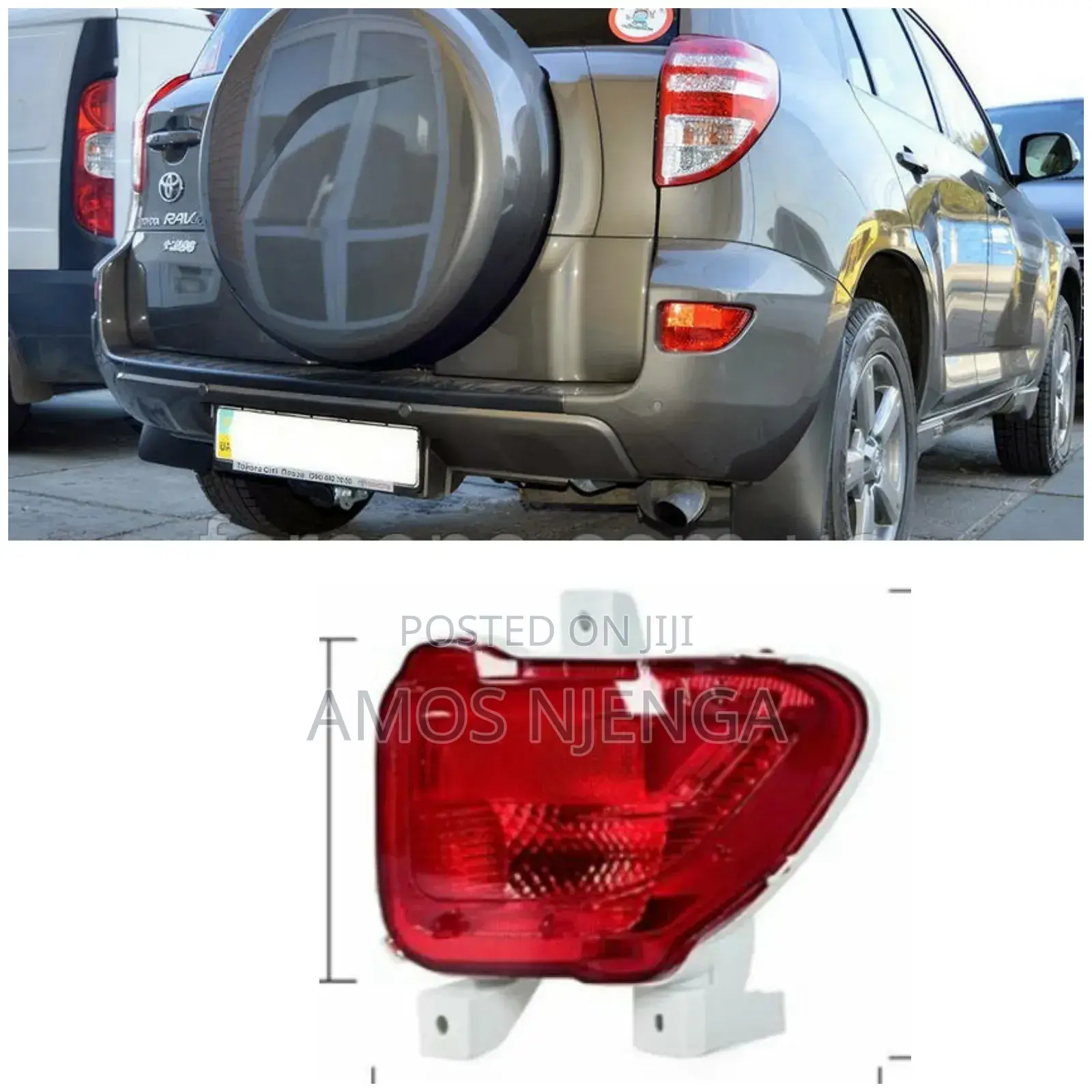 Rav4 Ac31 Rear Bumper Reflector