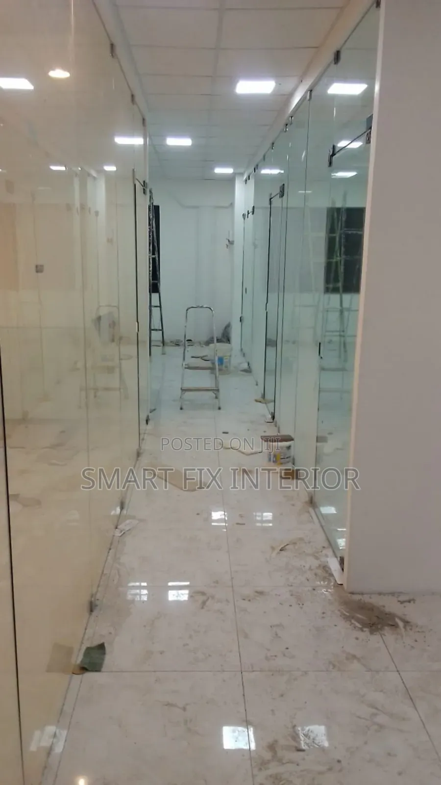 Aluminum/Glass Office Partitioning
