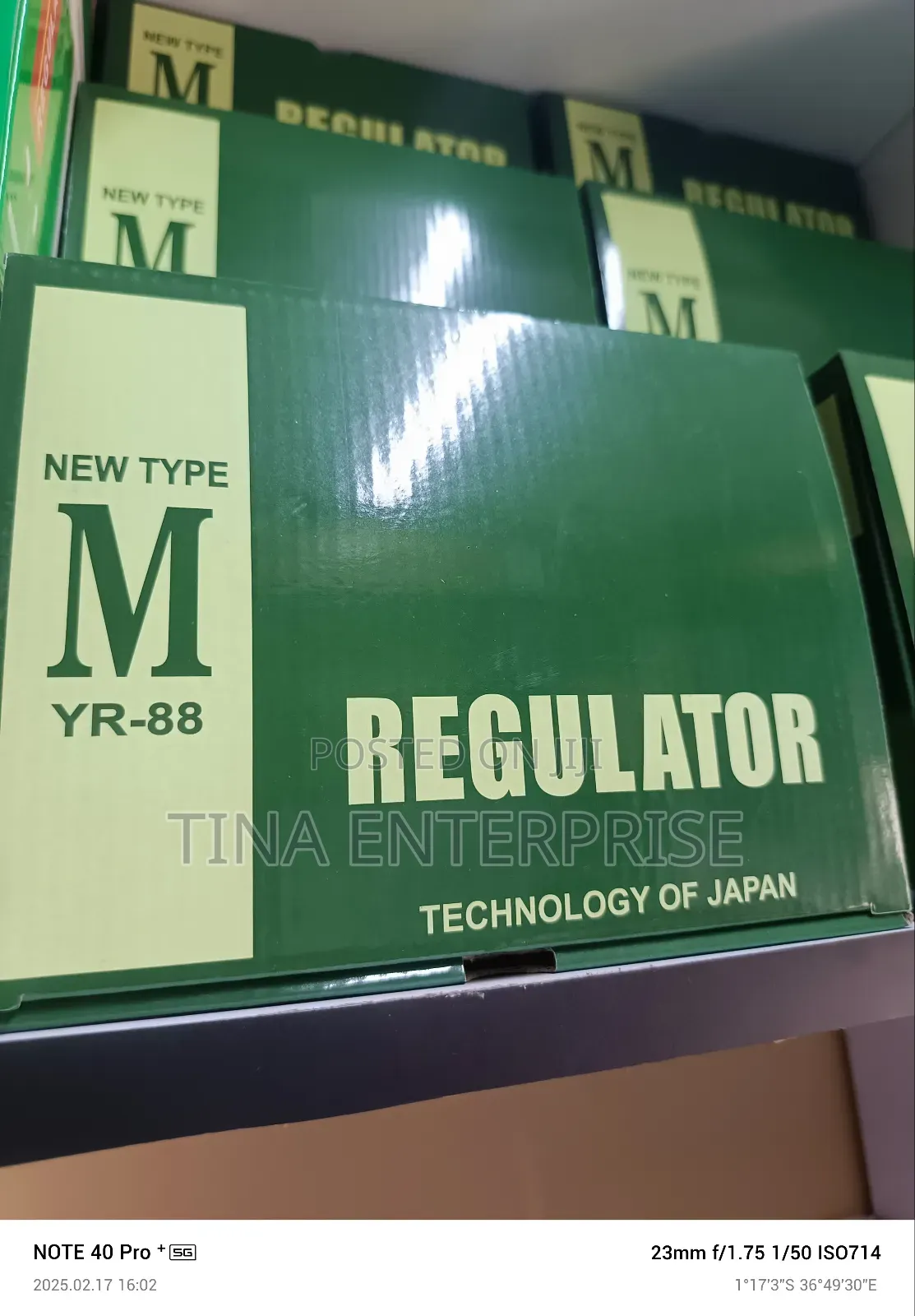 Oxgyen Regulators( Top Side)