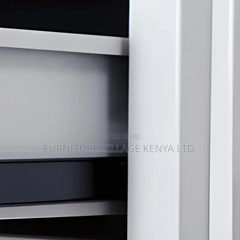 Office Metal Cabinets; 2-Door Steel Lockable Cabinet