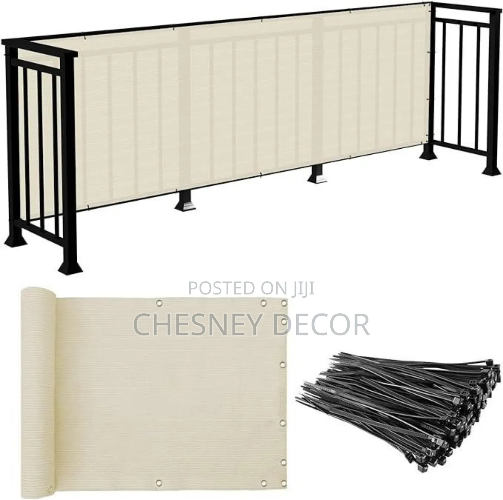 Beige Balconyshield
