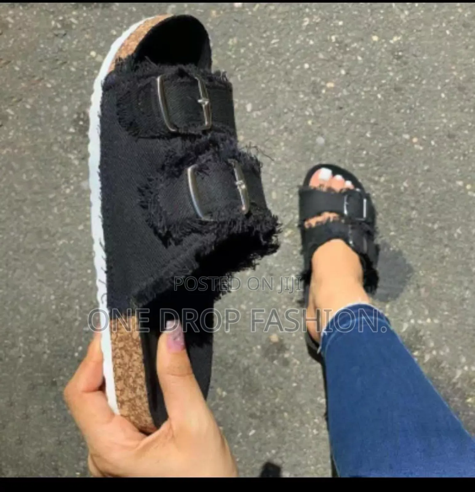 Denim Sandals