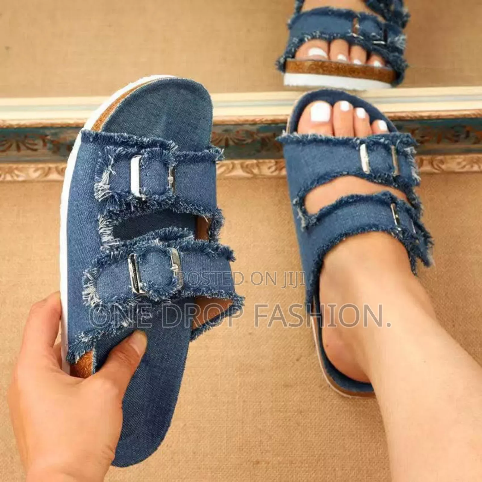 Denim Sandals