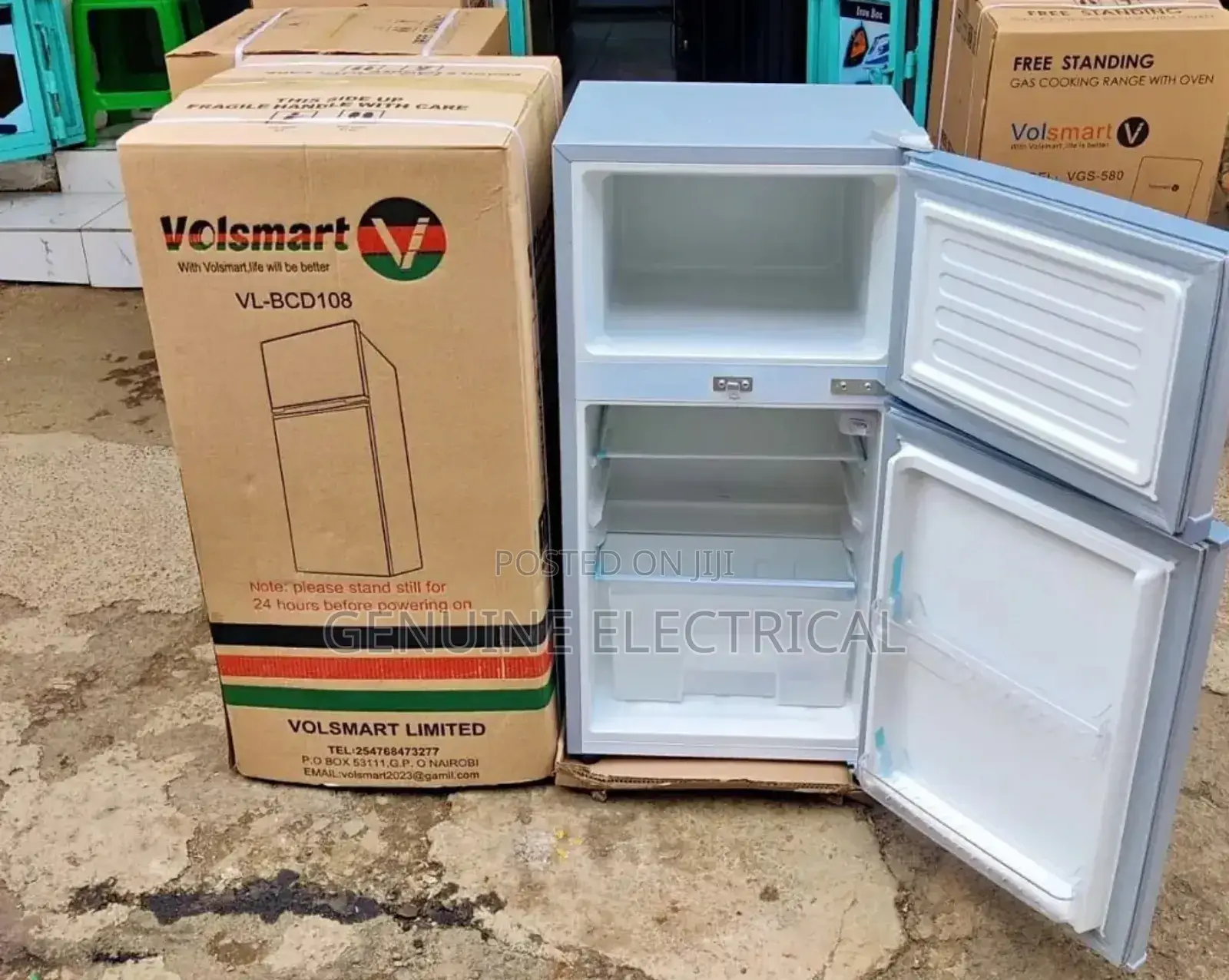 Fridge√√Volsmart 108L Double Door Fridge