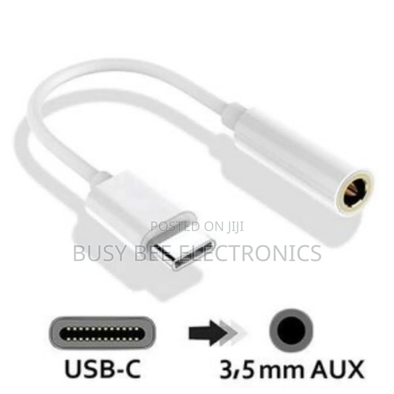 Type-C to 3.5mm Earphone Jack Audio Adapter
