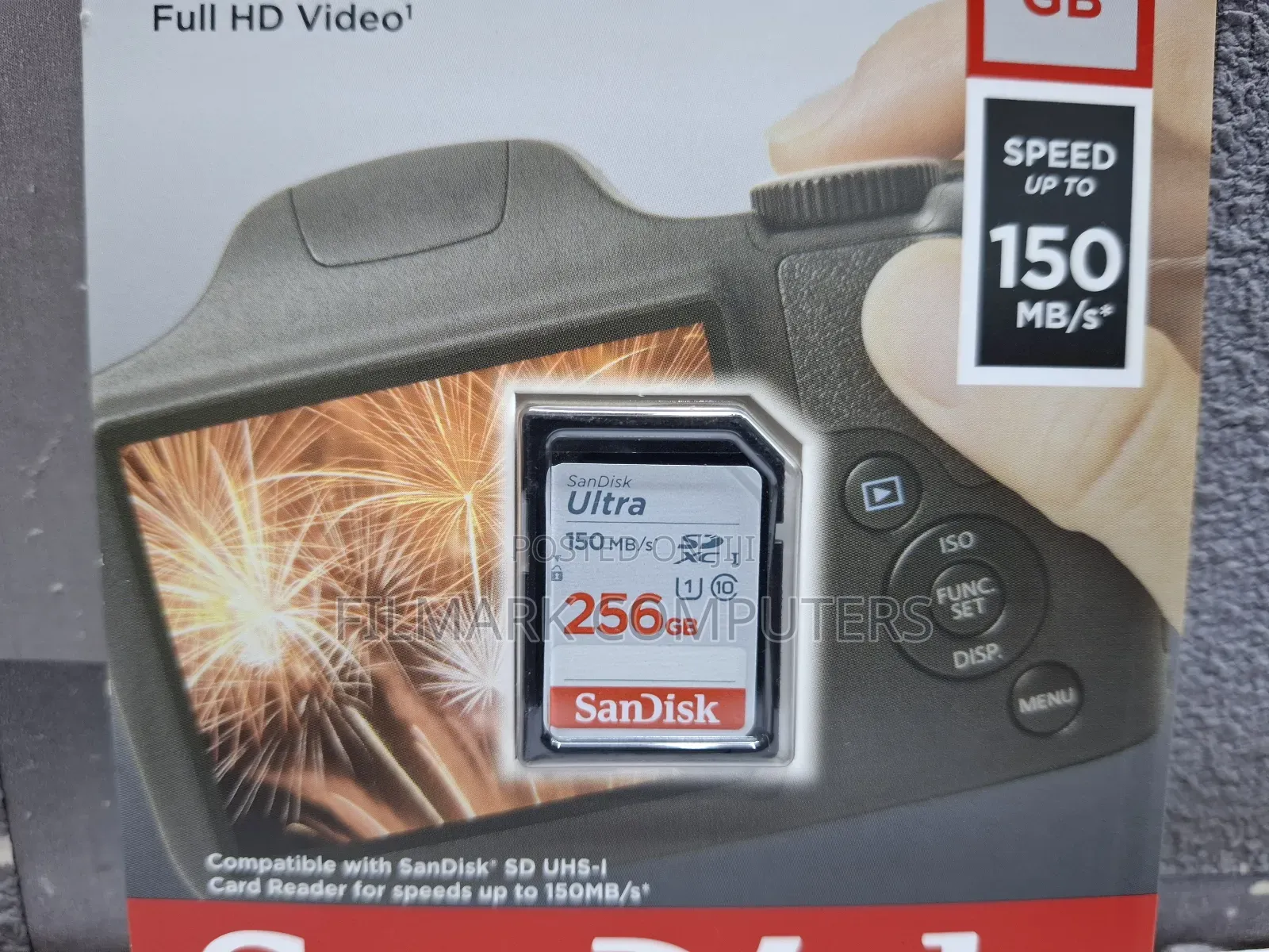 Sandisk Ultra SDXC 256GB UHS-I Card 150mb/S Class 10