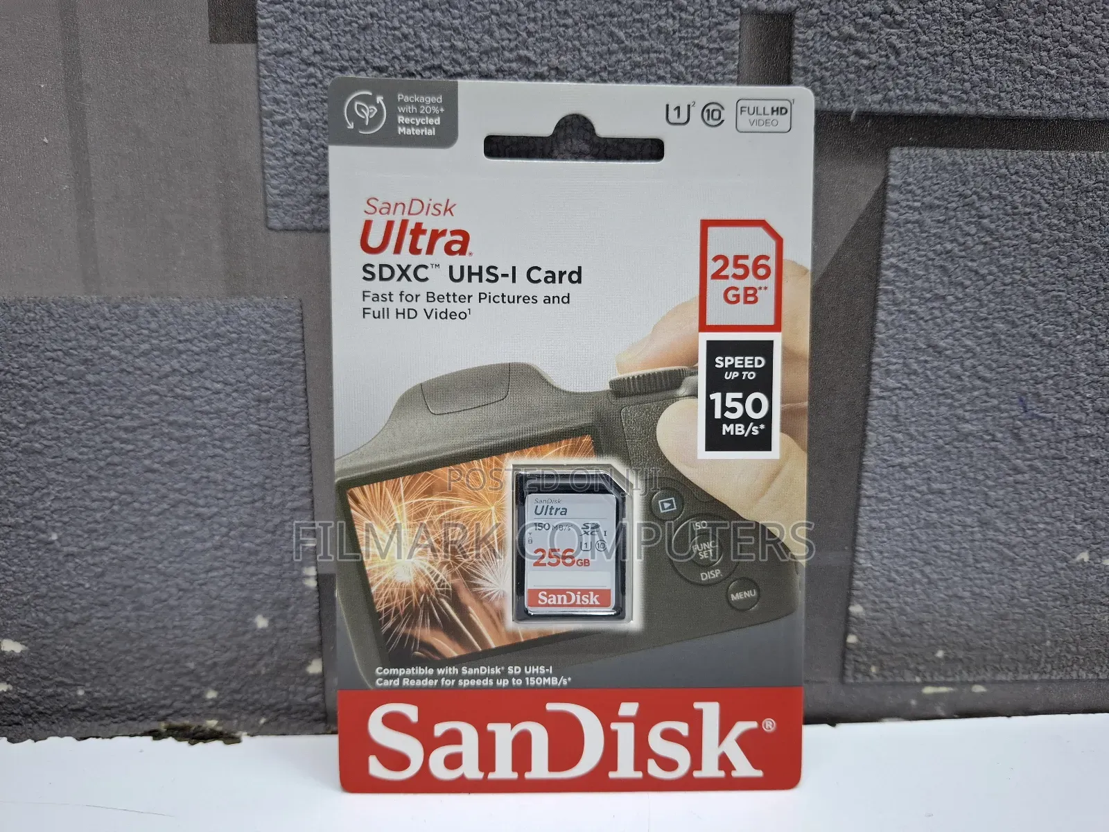 Sandisk Ultra SDXC 256GB UHS-I Card 150mb/S Class 10