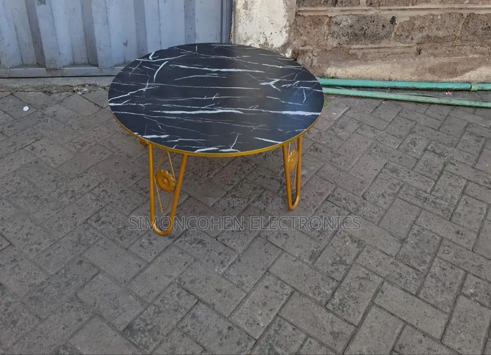 Marble Effect Round Table